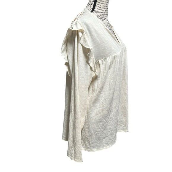 Canyon Retreat Long Sleeve Ivory Embroidered Womens Lg Cottagecore Whimsical - Picture 4 of 10